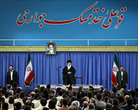 Iranian medallists meet Supreme Leader