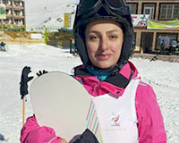 Sedigheh-Rouzbeh-the-first-woman-to-represent-Iran-in-Para-snowboard