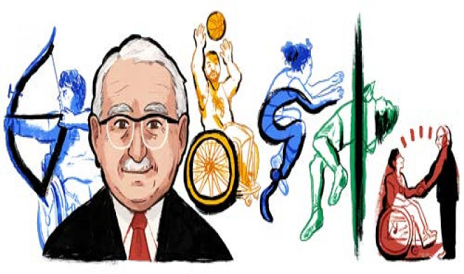 تبریک سالگرد تولد بنیانگذارجنبش پارالمپیک توسط گوگل