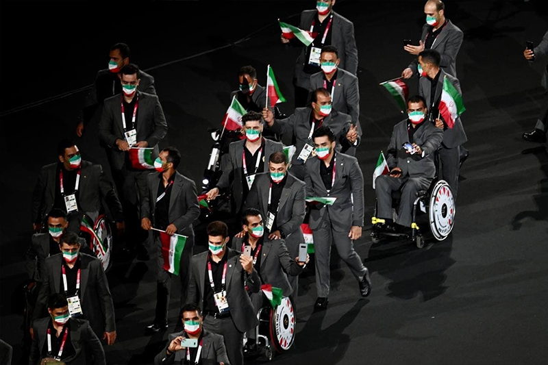 رژه کاروان پارالمپیک ایران - افتتاحیه پارالمپیک توکیو 2020 - بخش اول 7