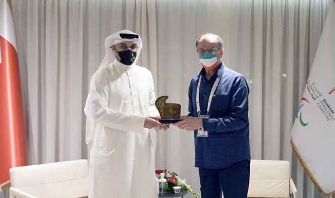 دیدار خسروی وفا با محمد بن دایج رئیس کمیته پارالمپیک بحرین