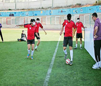 هفتمین مرحله اردوی تیم ملی فوتبال نابینایان