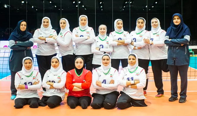 تیم ملی والیبال نشسته بانوان ایران در رده نهم جهان ایستاد