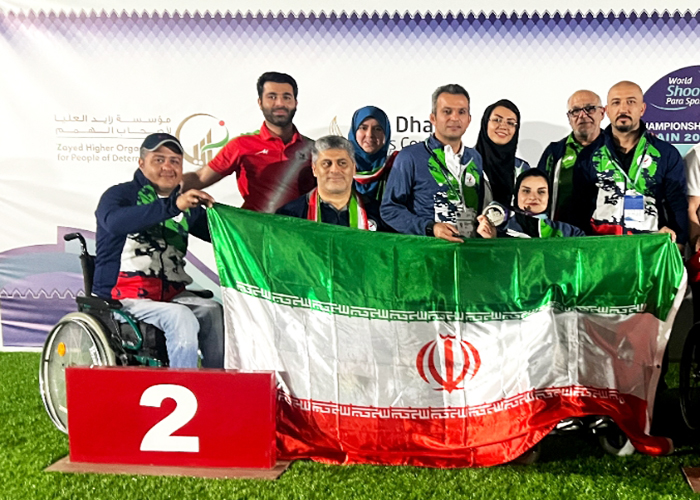 Iranian para shooting team