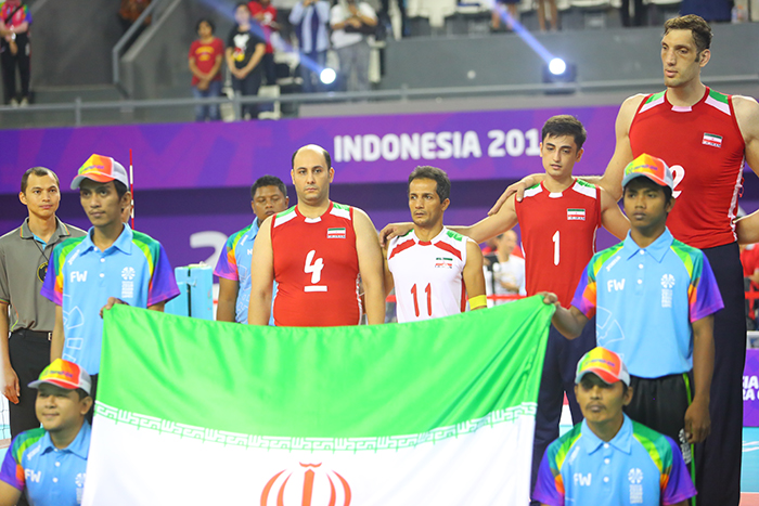 Iran Men volley Jakarta 2018 8