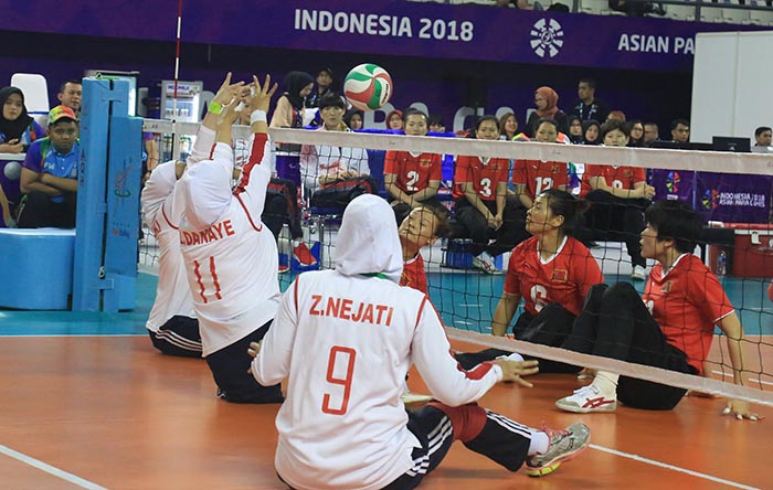Women’s sitting volleyball camp is running in Tehran