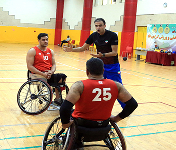 برگزاری نهمین مرحله اردوی آمادگی تیم ملی بسکتبال با ویلچر مردان