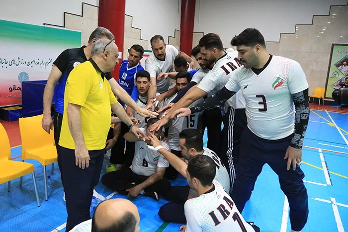 Iran sitting volley joint camp 12