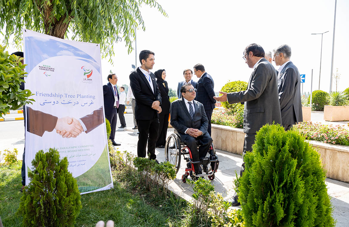 paralympic| news| friendship tree plant| Iran NPC
