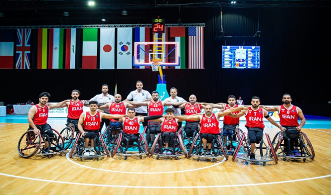 تاریخ سازی ملی پوشان بسکتبال با ویلچر ایران با کسب عنوان سوم جهان