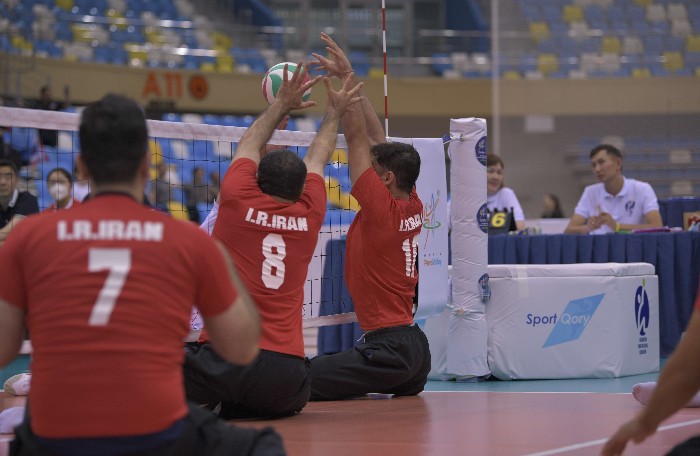 Iran men sitting volley vs China