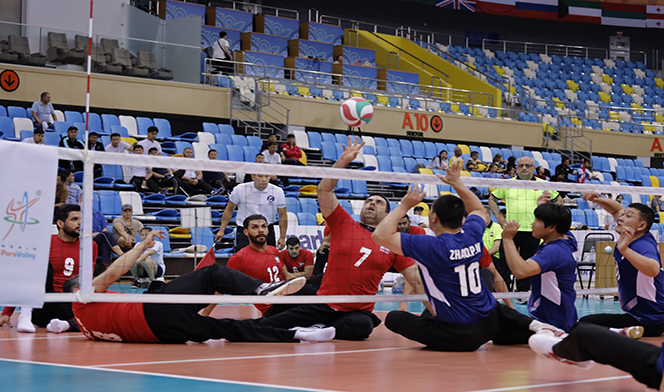 پیروزی تیم های والیبال نشسته مردان و زنان ایران مقابل چین و قزاقستان