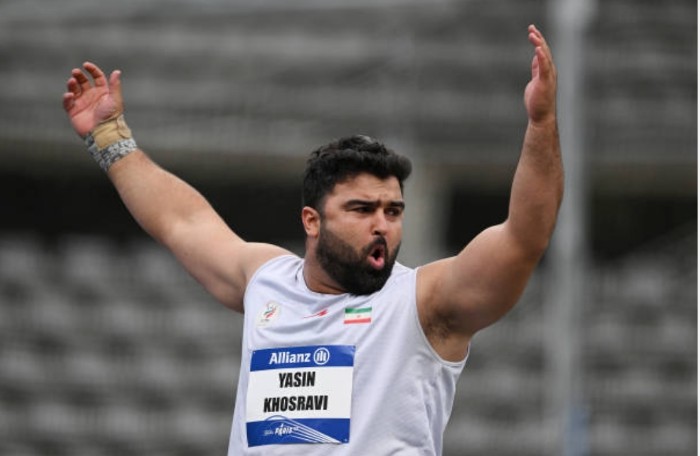 Iran ShotPutter Yasin Khosravi