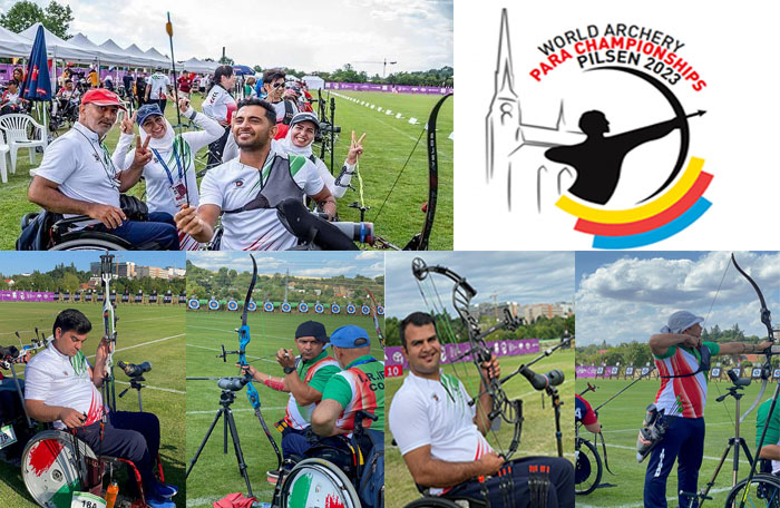 news| paralympic| Pilsen 2023 Iranian Para Archers Finish World Championships with Three Medals & Six Paralympic Quotas