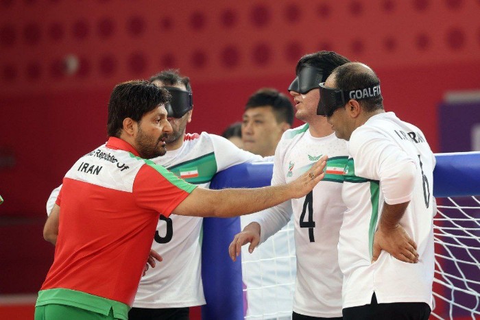 paralympic| news| 2023 IBSA Goalball Asia-Pacific Championships| Iran and China are taking the lead