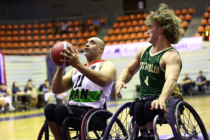 news| paralympic| Iran’s men fall to Australia in first AOZ loss since the opening of 2024 IWBF Champs