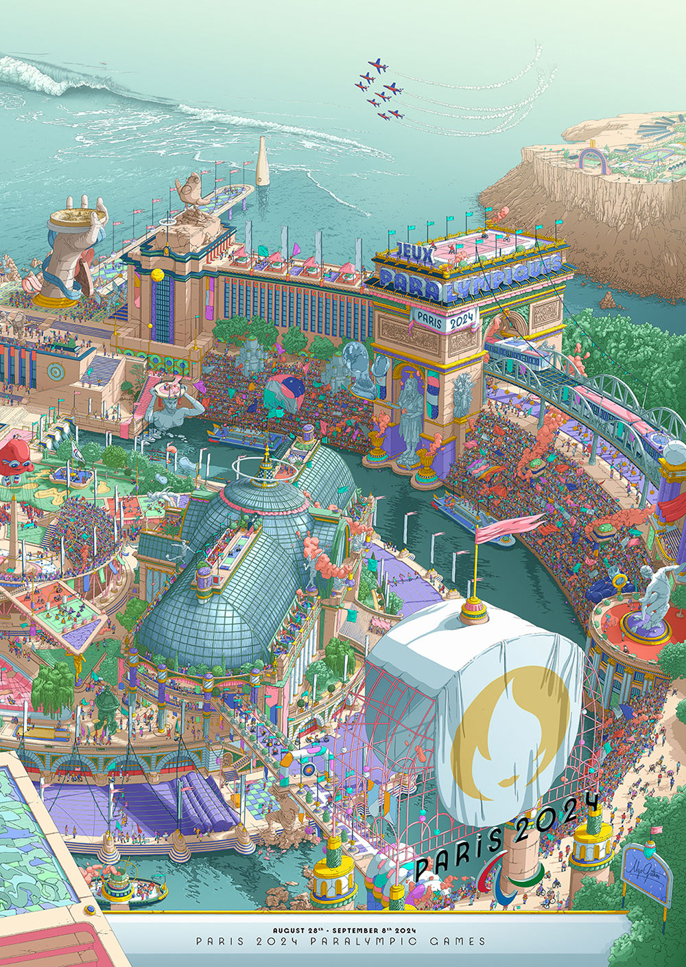 Paris 2024 Paralympic Poster