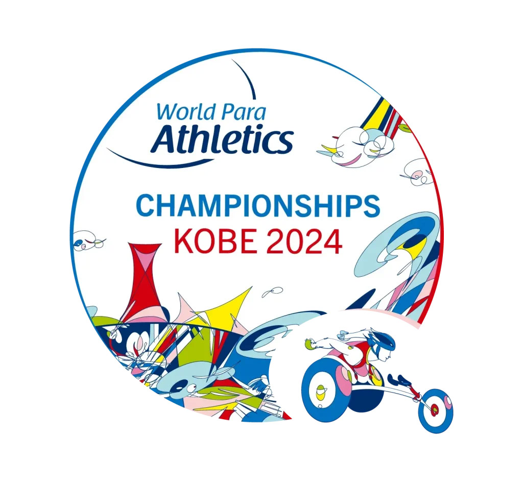 Kobe 2024 Para Athletics Worlds Logo