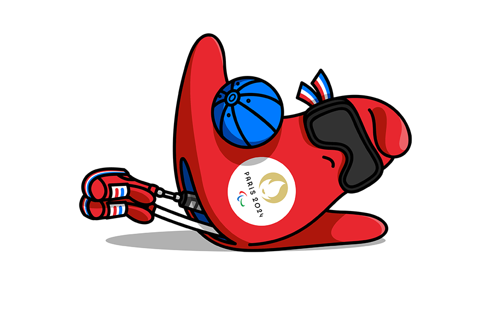 Goalball Mascot 1000