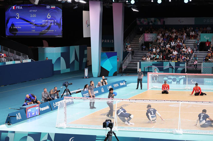 Goalball Iran France 1