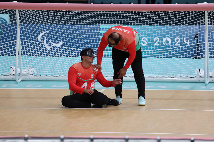 Goalball Iran France 4