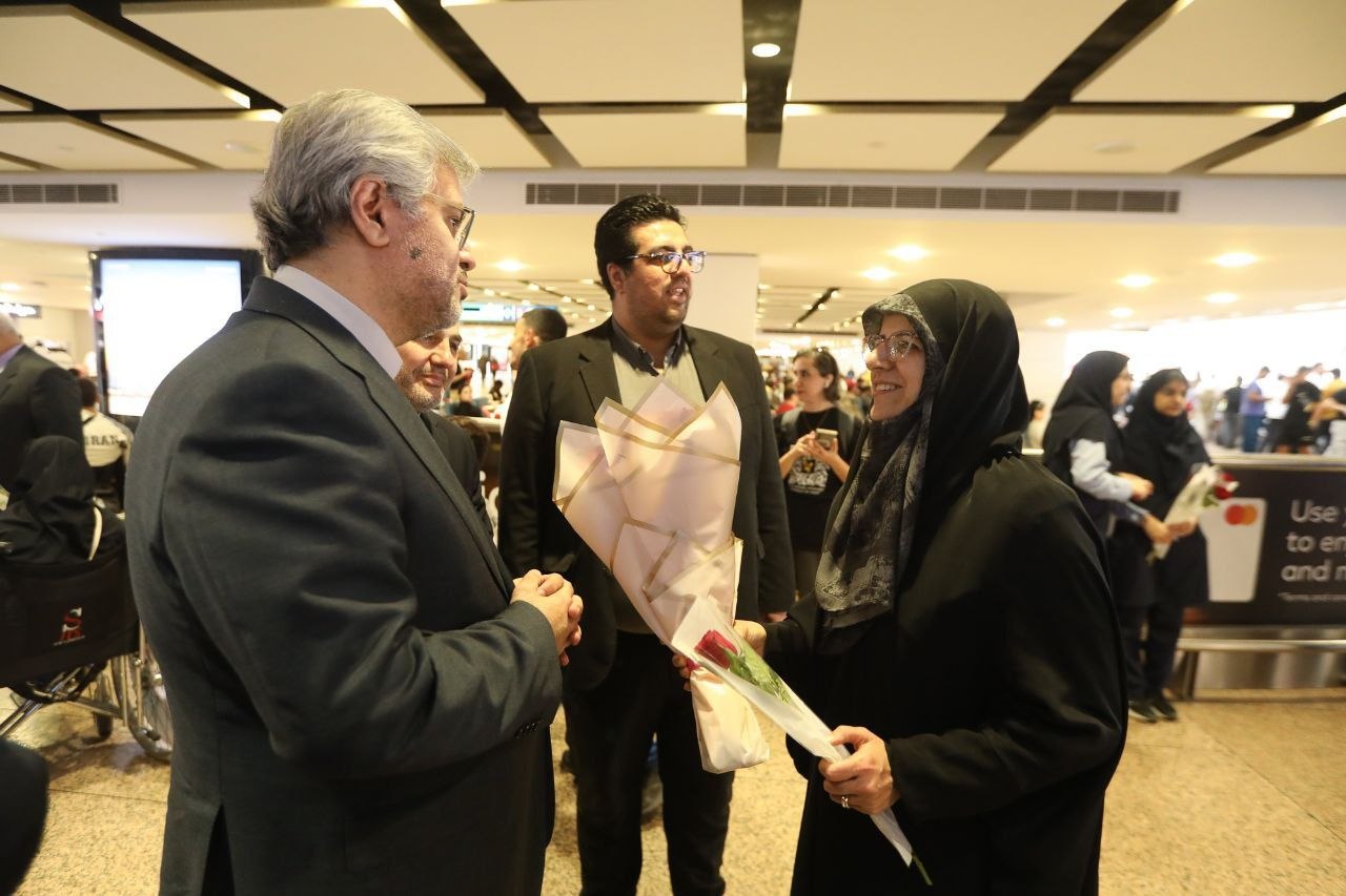 Team Iran Arrives in Dubai 2
