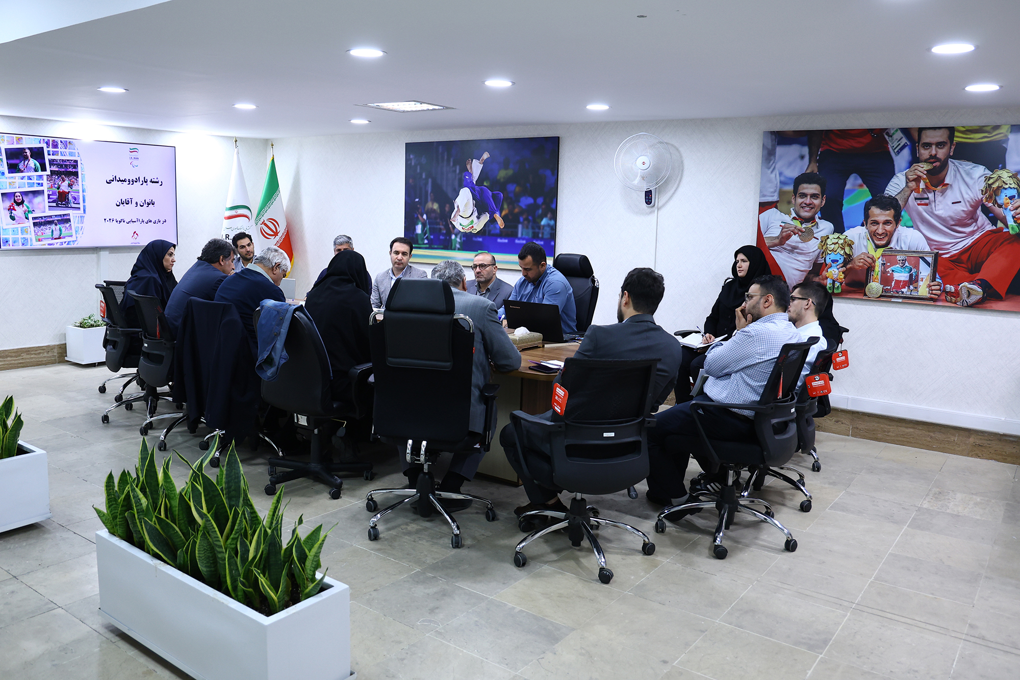 برگزاری نشست فنی رشته پارادو ومیدانی / آزمون های سنجش از ورزشکاران انجام می شود