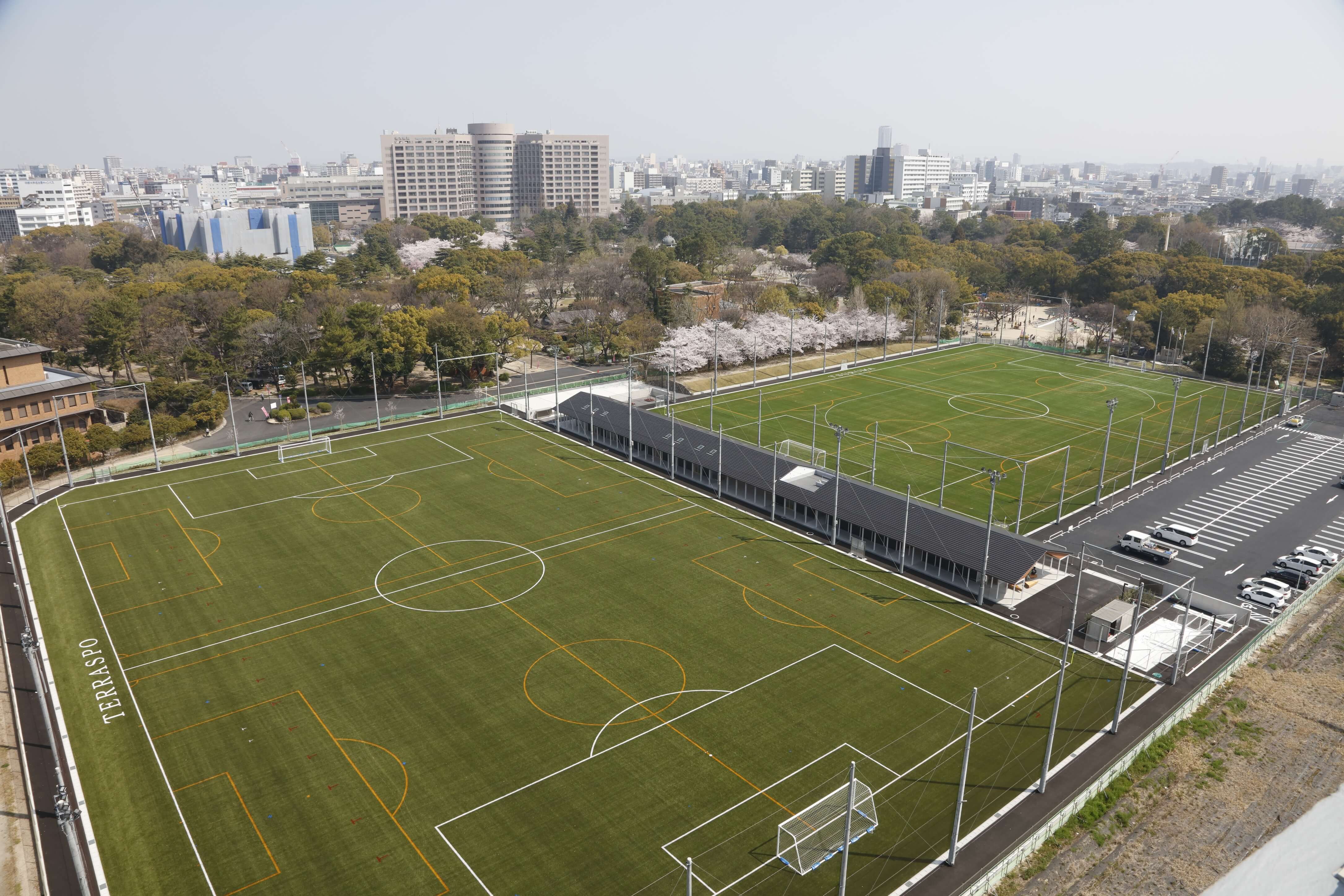 Blind Football1 Nagoya City Tsuruma Park Multipurp