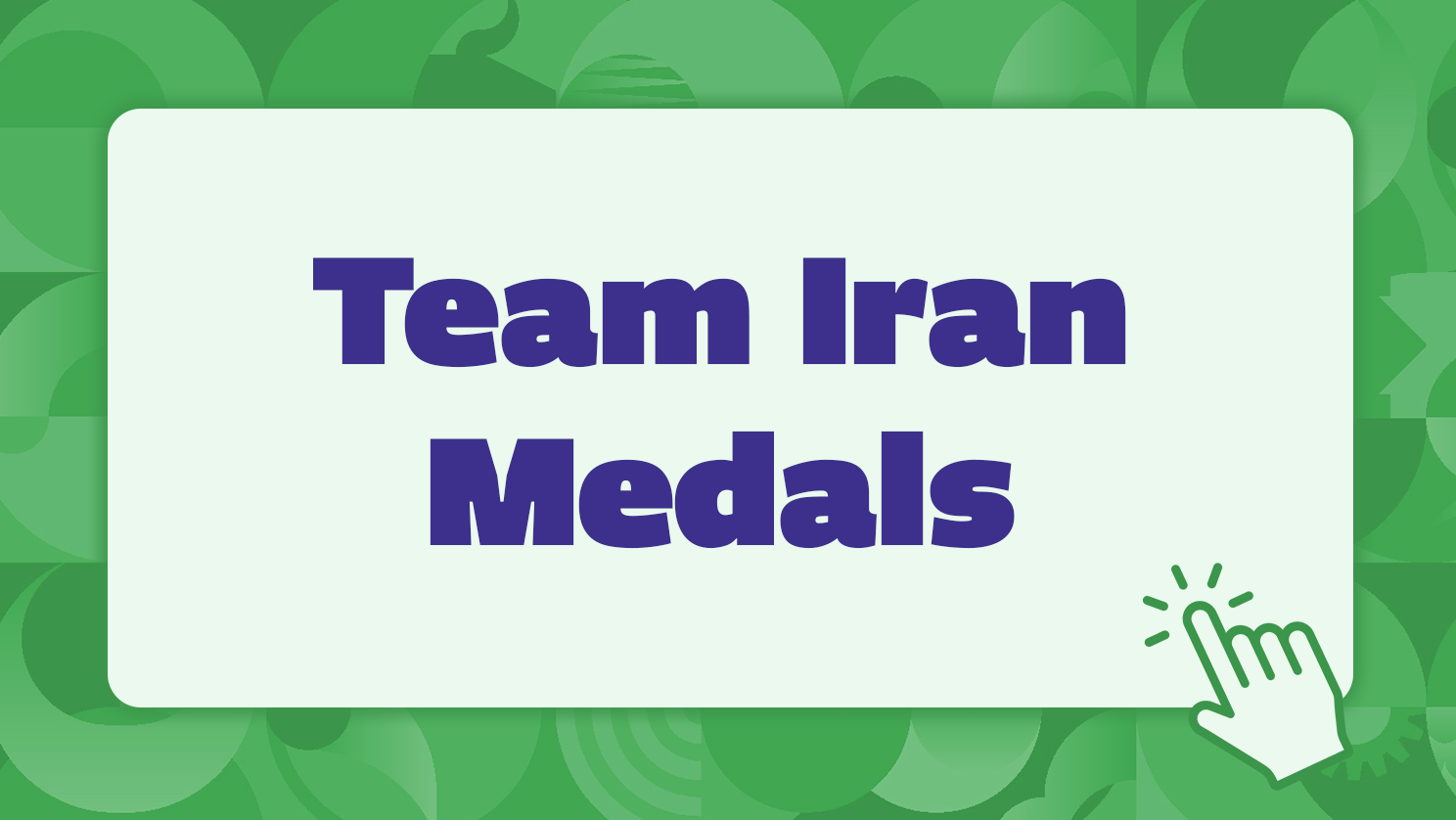 Team Iran Medals