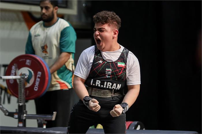 قهرمانی و رکوردشکنی ابوالفضل میرزایی در دسته ۵٩ کیلوگرم بازی‌های پاراآسیایی جوانان دبی ۲۰۲۵