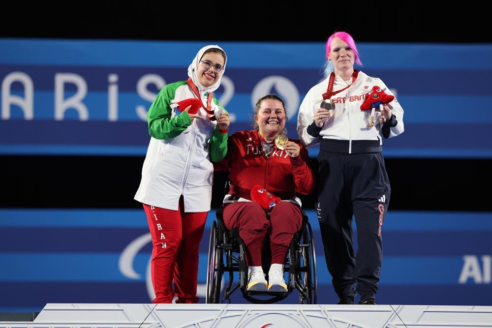 Fatemeh Hammati Compound Final & Silver Medal Paris 12