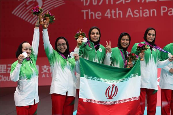 والیبال نشسته بانوان و مراسم توزیع مدال بازی‌های پاراآسیایی هانگژو 5