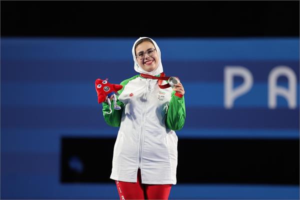 Fatemeh Hammati Compound Final & Silver Medal Paris 13