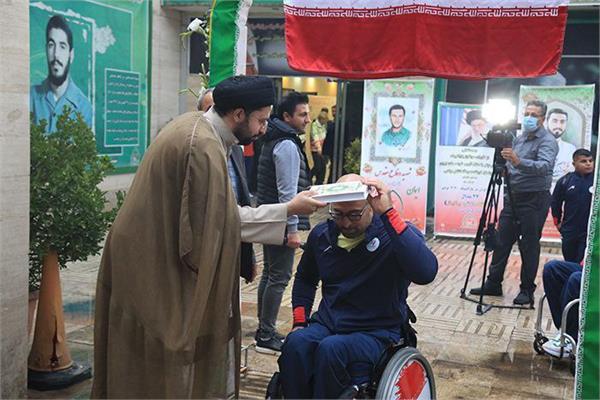 گزارش تصویری/ مراسم بدرقه گروه اول کاروان فرزندان ایران به بازی های پاراآسیایی هانگژو 4