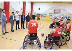 NPC President Visits Wheelchair Basketball Selection Camp