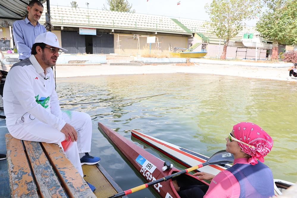 Iran NPC President Visits Para Canoe Training Camp 13