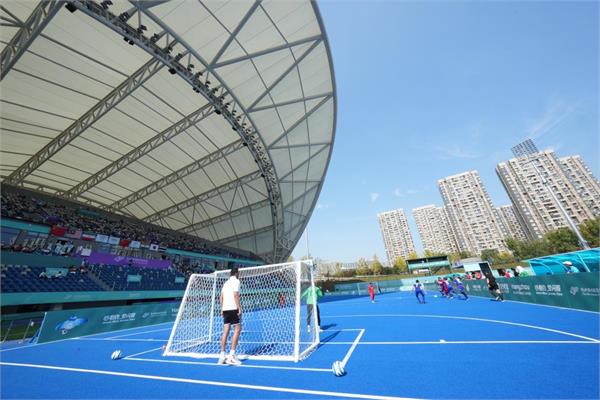 گزارش تصویری/ فوتبال نابینایان در بازی‌های پاراآسیایی هانگژو 5