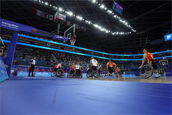 بسکتبال با ویلچر مردان برد چین در هانگژو 10