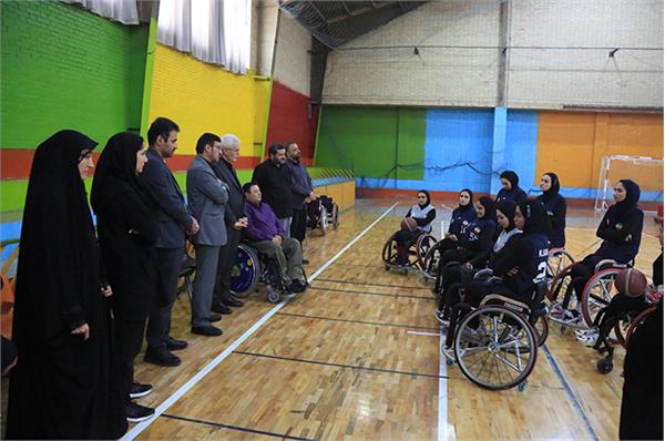 بازدید بسکتبال با ویلچر  12