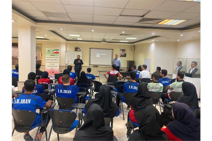 دوره آموزشی آنتی دوپینگ ویژه ورزشکاران تیم های پارامچ اندازی و تنیس روی میز اعزامی به بازی های پاراآسیایی جوانان دبی ۲۰۲۵