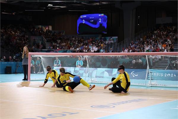 Goalball Iran Ukraine . Zeinalzadeh .Paris 7
