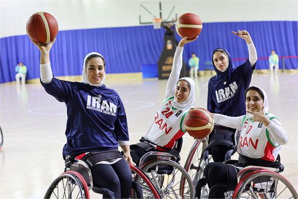پیروزی تیم ملی زنان بسکتبال با ویلچر ایران مقابل تیم لائوس در بازی های پاراآسیایی هانگژو 19