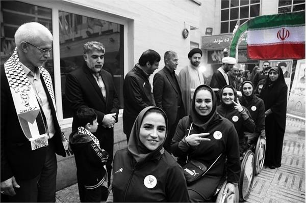 گزارش تصویری/ مراسم بدرقه گروه اول کاروان فرزندان ایران به بازی های پاراآسیایی هانگژو 13