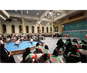 Supreme Leader meeting with Iran sports delegations  9