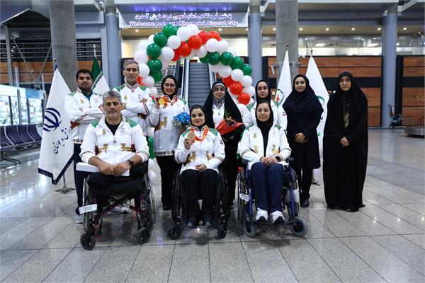 گزارش تصویری استقبال از دومین گروه ملی‌پوشان پاراآسیایی ناگویا 12