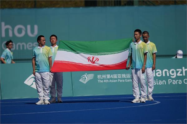 گزارش تصویری/ فوتبال نابینایان در بازی‌های پاراآسیایی هانگژو 8