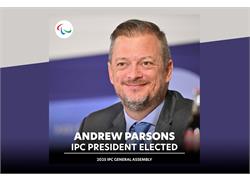 Andrew Parsons re-elected IPC President for third and final term