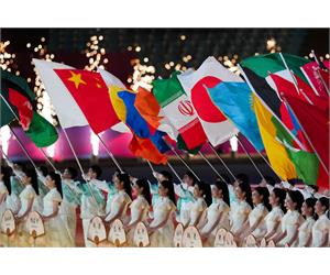 Team Iran's Parade at Hangzhou APG 1