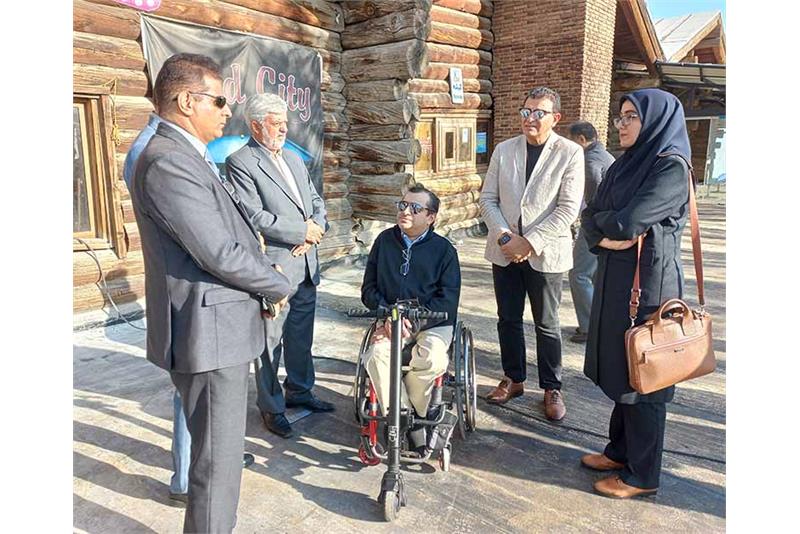 Asian Paralympic Committee President visits Tochal Ski Resort