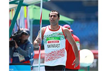 سجاد نیک پرست به دنبال مدال خوشرنگ پرتاب نیزه در پاراآسیایی